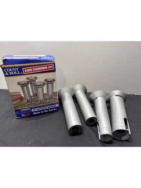 2003 Count & Roll Coin Counting Kit Made In USA Mag-Nif
